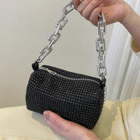 Bolso de Mano con Diamantes y Resplandor para Mujeres Bolso de Hombro Bolso de Señora Bolso Cruzado con Cadena de Cristal - details 3