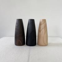 Jarrón de Madera Sólida Arte Floral Simple para el Hogar Objectos Decorativos de Artesanía para Oficina Sala de Estar - details 2