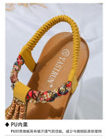 7272-1 Verano Nueva Tendencia Versátil Sandalias Cómodas Ligeras con Banda Elástica para Mujer - details 3