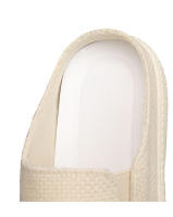 Sandalias para hombre al aire libre Media zapatilla Zapatos casuales de verano Lona Zapato para caminar ligero de fondo suave - details 4