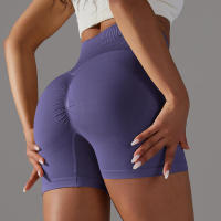 Pantalones cortos de yoga para mujer, pantalones cortos Fiess para correr, ciclismo, transpirables, cintura alta, entrenamiento, gimnasio, verano - details 70