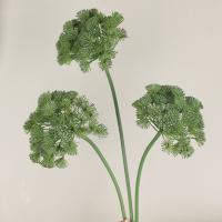 Accesorios de fotografía 66cm flor de encaje Artificial tacto Real flor falsa de plástico hecha a mano elegante planta verde sala de estar escritorio - details 5