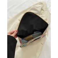 Glovento - Bolsos para Mujer Cuadrados, Estampado Geométrico, Decoración Metálica, Moderno y Elegante - details 11