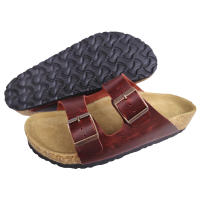 Zapatillas de cuero de vacuno, zapatillas frescas, zapatos de playa de verano, suela antideslizante suave, zapatos de pareja para hombres y mujeres - details 7
