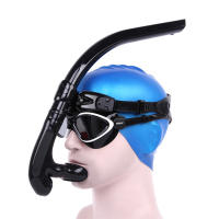 Tubo de natación de respiración de Snorkel de silicona de cabeza frontal para entrenamiento DE BUCEO BAJO el agua, equipo de buceo - details 6