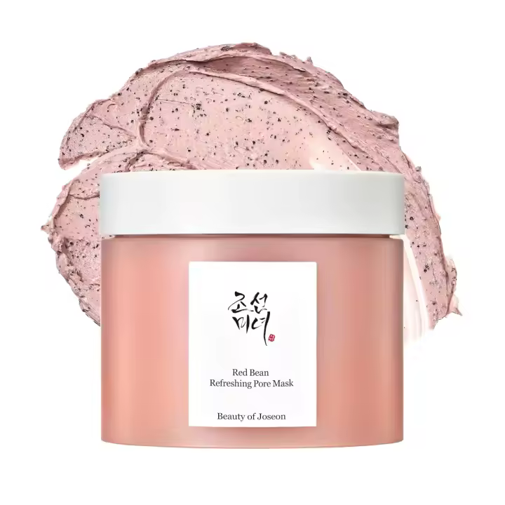 Beauty of Joseon Red Bean Pore Refreshing Mask Crema de barro Paquete de lavado hidratante, exfoliante de limpieza de poros, cuidado de la piel coreano para hombres y mujeres 140 ml, 4.73 fl.oz - 1