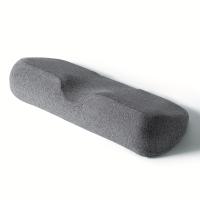 1pc Almohada cervical ergonómica - Refuerzo de espuma de memoria para alivio de cuello rígido, tejido ligero, lavable a mano, tejido llano, 30 hilos, tejido no textil, sin impresión - Soporte de cuello definitivo para comodidad al dormir y alineación de - details 7