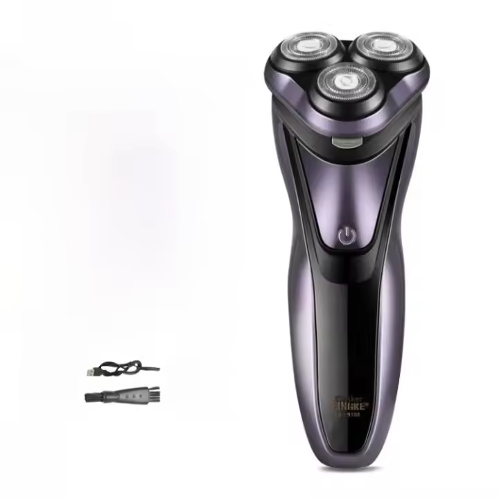 Afeitadora Eléctrica Flotante con Tres Cabezas Carga USB Impermeable Deportes y Exteriores - 1