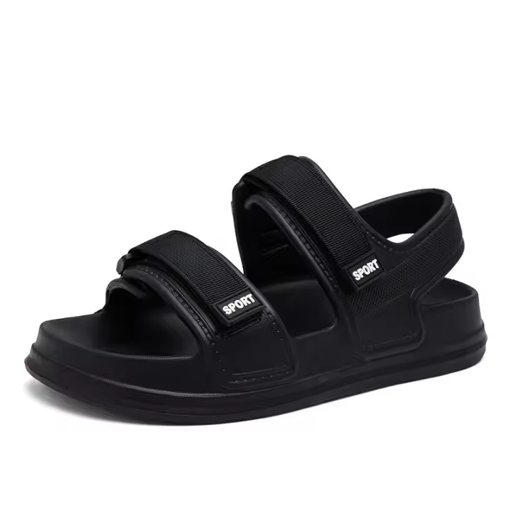 Sandalias de punta abierta primavera 2025, sandalias deportivas con sensación de mierda para mujer, zapatos de playa al aire libre de EVA de moda para estudiantes de hombre. - 1