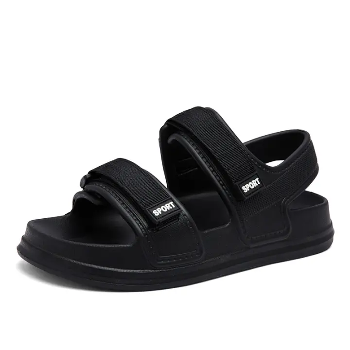 Sandalias de punta abierta primavera 2025, sandalias deportivas con sensación de mierda para mujer, zapatos de playa al aire libre de EVA de moda para estudiantes de hombre. - 1