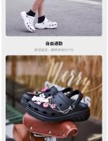 Zuecos de mujer de nuevo estilo para todas las estaciones, zapatos informales antideslizantes para exteriores con suela gruesa y aumento de altura - details 6