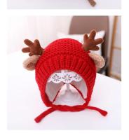 Gorro de Bebé de Ciervo Elk con Cuernos Cálido Gorro de Peluche para Invierno Otoño - details 16