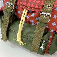 Mochila de gran capacidad con dibujos animados de Lucky Star, mochila escolar con cordón y múltiples bolsillos de estilo coreano, bolsa de nailon Y2K para senderismo y acampada para estudiantes - details 2