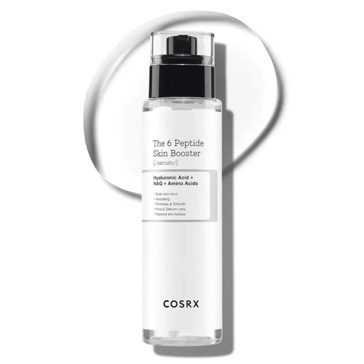 COSRX 6X Peptide Collagen Booster Toner Serum, niacinamida y esencia facial de ácido hialurónico para todo tipo, cuidado de la piel coreano, - 1
