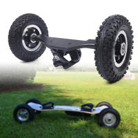 Nuevo Monopatín eléctrico todoterreno de 8 ", Longboard eléctrico de 2 ruedas motrices, aleación de aluminio con rueda negra mate de 8 pulgadas con polea - details 0