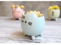 ETA i ued para un agujero de planta jugoso, macizo de flores con un hermoso animal, lindo gato, decoración de jardín, bonai ETA, cumpleaños - details 5