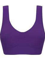 Sujetadores Deportivos Inalámbricos, 3 piezas, Sujetador De Tanque Elástico Cómodo Y Transpirable, Lencería Y Ropa Interior Para mujer - details 22
