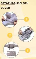 Masajeador inalámbrico para cuello, hombros y espalda, Motor sin escobillas 6D, almohada de masaje para amasar tejido profundo, chal, los mejores regalos para mujeres y hombres - details 12
