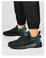Los deportes de los hombres zapatos casuales más tamaño de los zapatos de los hombres de malla transpirable zapatos un reposapiés zapatos perezosos - details 1