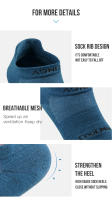 Calcetines deportivos de corredor AONIJIE E4109S actualización de par bajo corto perfectos para zapatos de carrera maratón de pie descalzo - details 25