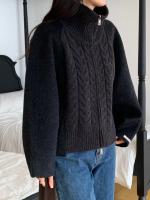 Suéter De Mujer, suéteres De invierno para Mujer, cárdigan Traf, tejido grande para Mujer, Ropa De abrigo De punto holgada De manga larga, Ropa De Mujer - details 32