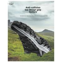 Zapatos de Senderismo Transfronterizos para Hombre Antideslizantes, Resistentes al Desgaste, Transpirables, Absorbentes de Sudor Zapatos de Deportes de Acampada, Correr - details 8