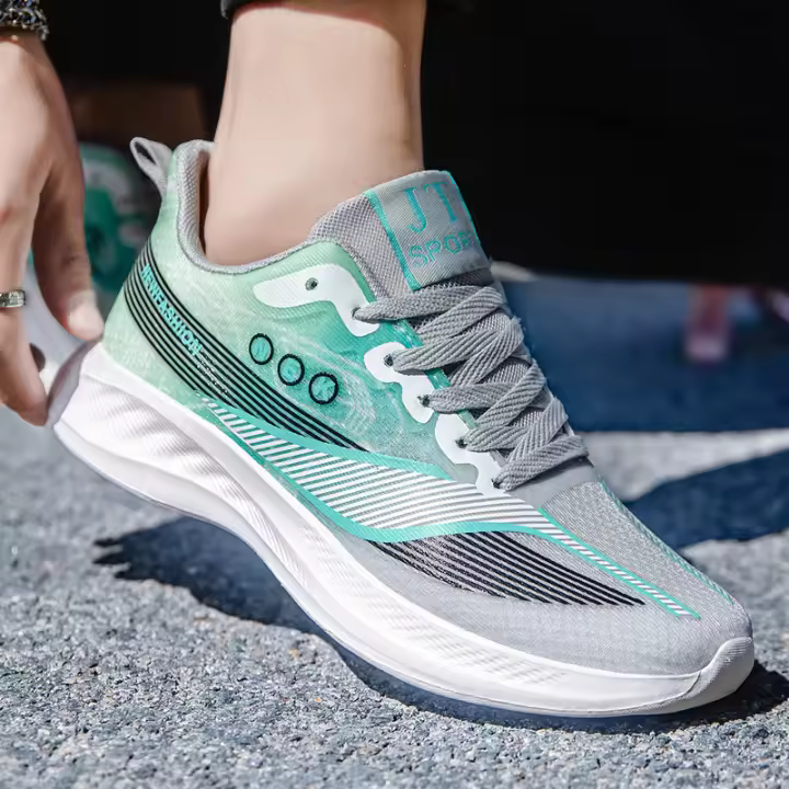 Zapatillas de Correr Deportivas Ultra-Ligeras de Primavera 2025 Zapatos de Viaje Cómodos con Malla Nueva Color Complemento para Hombres - 1