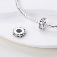 Encanto de Cuentas de Plata de Ley S925 100% Originales para Mujer Joyería DIY Material Principal de Zirconio Pulsera Ajuste de 3mm - details 47