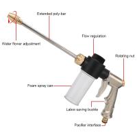 Pistola De Agua De Alta Presión Para Coche Larga Esponja Herramienta De Limpieza Y Riego Jardín Universal off Road 4x4 Accesorios Para Motocicleta - details 4