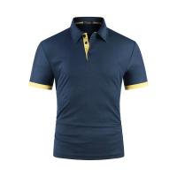 Polo de manga corta para hombre, polo en contraste, ropa nueva, ropa de calle de verano, top informal para hombre - details 3