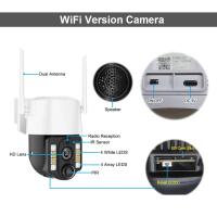 Cámara de vigilancia Solar WIFI 4G, videocámara remota para exteriores, inalámbrica, visión nocturna, HD, a todo Color, CCTV inteligente - details 11