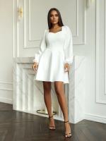 Elegante vestido de noche Midi de lujo para mujer, nuevo vestido de manga larga de Color sólido, vestidos Vintage de moda, promoción - details 12