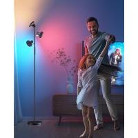 Lámpara de Pie LED Regulable, Lampara de Pie Salon con Mando a Distancia & Táctil, 4 Temperaturas de Color, 1300LM, Lámpara de Lectura Moderna para Salón, Dormitorio y Oficina, 20W, Negra - details 5