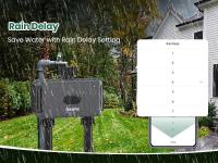 Inoma-puerta de enlace con temporizador de agua automático, sistema de riego de jardín con doble manguera, programador de aspersores remoto, compatible con Alexa - details 4