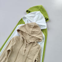 Sudadera Deportiva con Capucha Top Corto Ajustado Hilo Seco Moda de Yoga y Correr - details 13