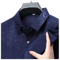 Camisa holgada informal y versátil, manga corta fina, estampado de seda de hielo, novedad de verano - details 2