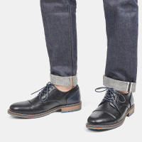 Zapatos casuales de negocios tendencia retro zapatos de cuero de gran tamaño - details 86