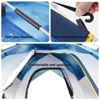 Tienda de campaña con cielo estrellado de doble capa, tienda plegable impermeable automática para 3-4 personas - details 5