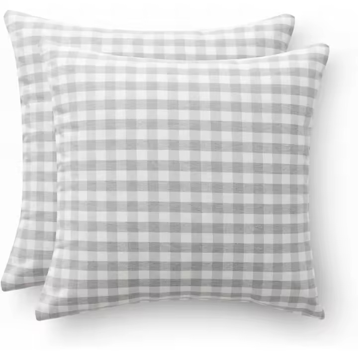 Juego de 2 Fundas de 45x45, cojines decorativos, sofá con Cremallera, algodón Transpirable y Suave - 1
