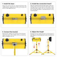 Lámpara de curado de pintura infrarroja DATOU BOSS, lámpara de pintura de calefacción de onda corta de 2000W con soporte elevable, luz de secado para carrocería de coche - details 4