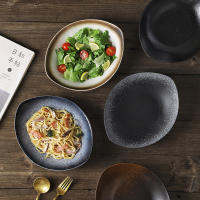 Plato nido de cerámica de estilo japonés, plato de boca profunda, plato de verduras, vajilla de porcelana de hueso para el hogar, plato de cena, plato, natillas de huevo al vapor, plato hondo - details 4
