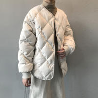 Women lightweight down cotton wear short coat autumn winter padded jacket - details 25