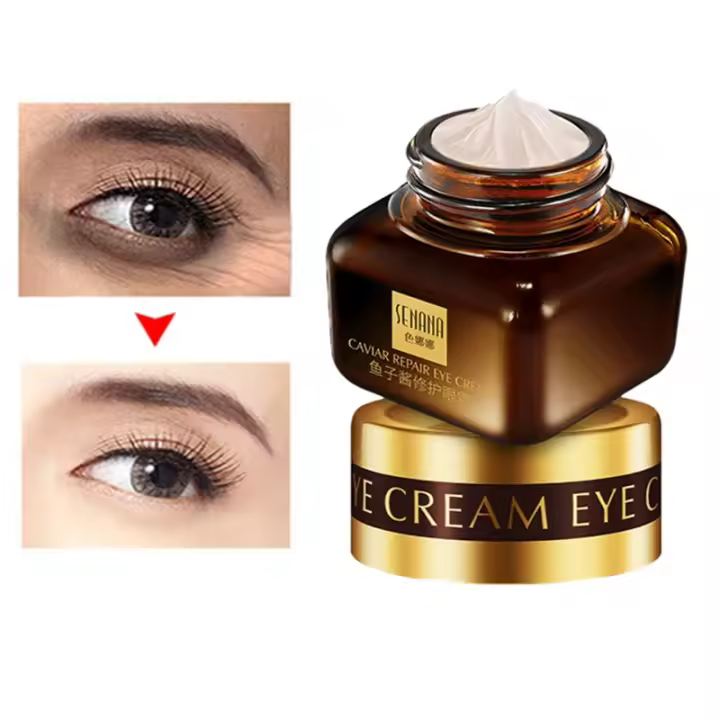 Crema para los Ojos de Caviar Anti-Arrugas, Adiós a las Ojeras, Reparación de Piel - 1