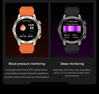 2025 nuevo Reloj inteligente GPS militar al aire libre pantalla de alta definición amoled de 1,43 pulgadas, linterna LED potente, llamada bluetooth, monitoreo de frecuencia cardíaca y presión arterial 100 + Reloj inteligente impermeable en modo deportivo - details 13