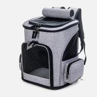 Mochila para mascotas expandible multifunción, gran capacidad, transpirable, correa ajustable, bolsa de viaje plegable para mascotas, perro - details 1