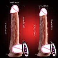 Leten Vibrador Caliente y Telescópico Gran Penetración Anal y Vaginal Juguete Sexual para Mujeres - details 5