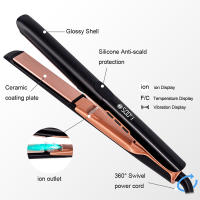 Liso Radiador Profesional de Cabello Plancha de Cera de 500°F Herramienta de Estilismo de Salón para Alisa y Dominar Enchufe Europeo Standard - details 4