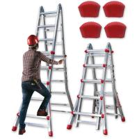 Escalera Telescópica Premium hasta 12 Peldaños |   Escaleras Plegables Aluminio |   Escalera Extensible 5 Metros y 150kg |   Escalera Multiposición |   Escada Certificación EN131 - details 12