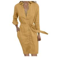 Vestido de mezclilla para mujer Vestido de blusa de mezclilla para mujer - details 4