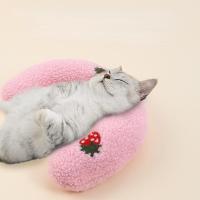 Almohada Suave Para Gatos Y Perros Pequeños En Forma U Juguete De Peluche Para Mascotas Accesorios Para Gatos Y Perros - details 1